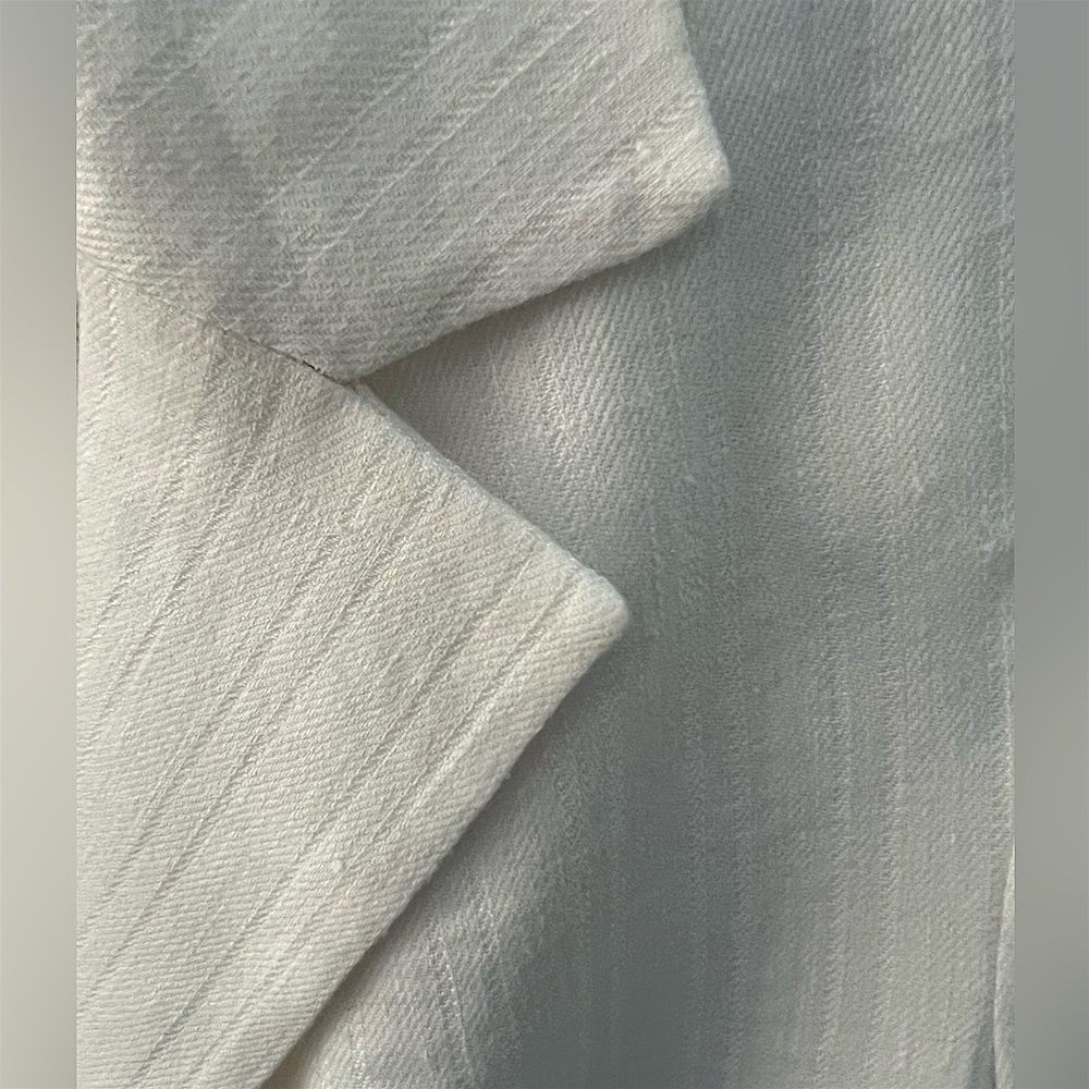 Frame Off White Single Button Classic Fine Blazer… - image 4